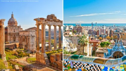 De Rome  Barcelone - Colonies de vacances Ado