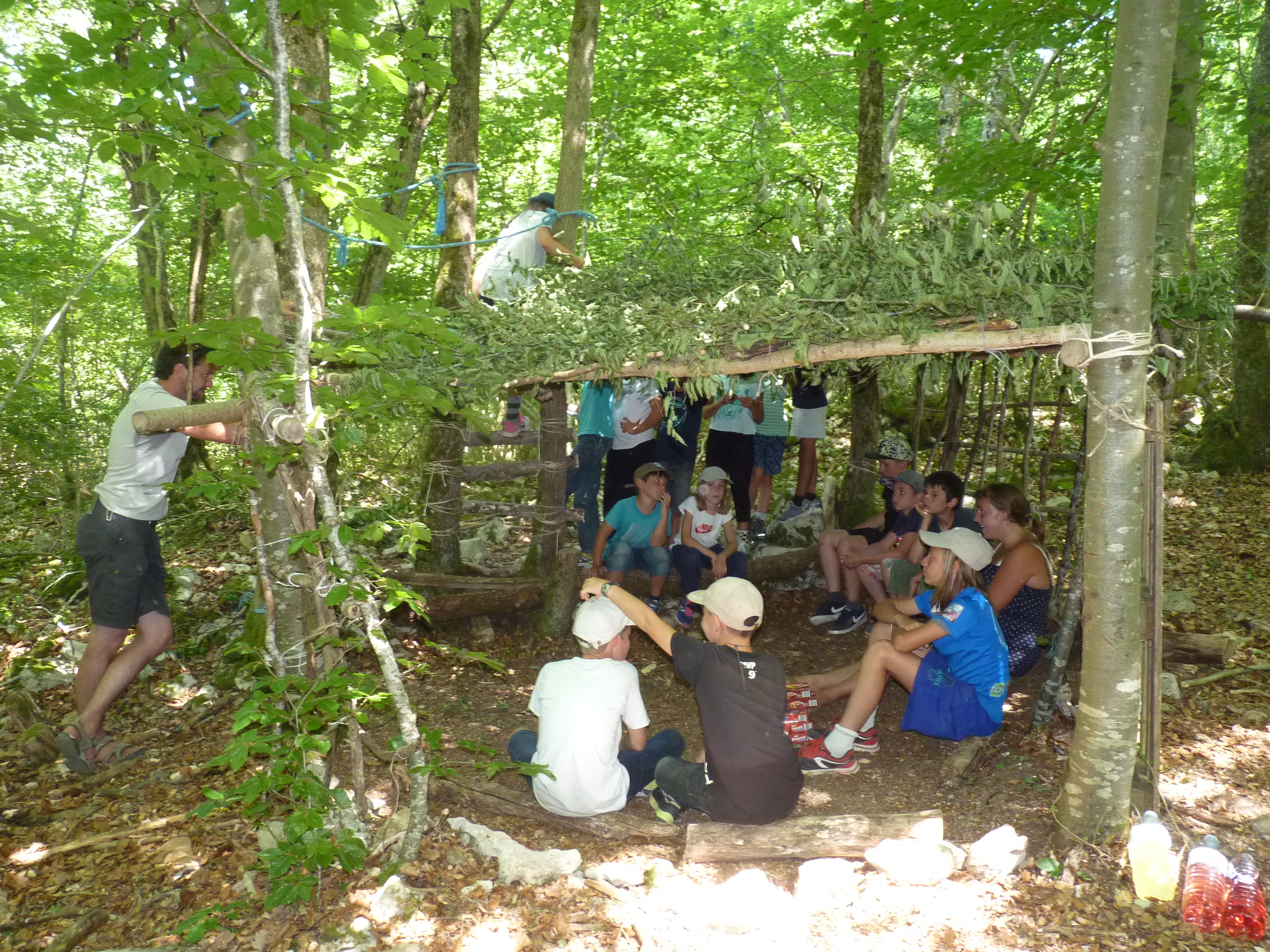 Petits débrouillards en forêt - Colonie de vacances été
