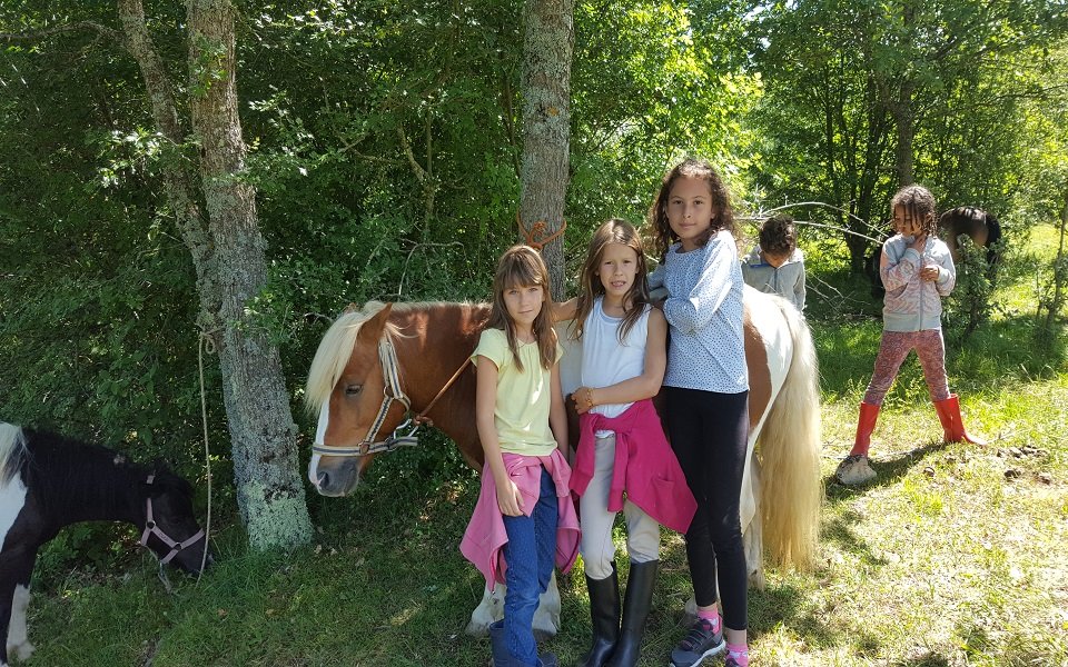 Classe de dcouverte quitation - Equitation en pays Cathare