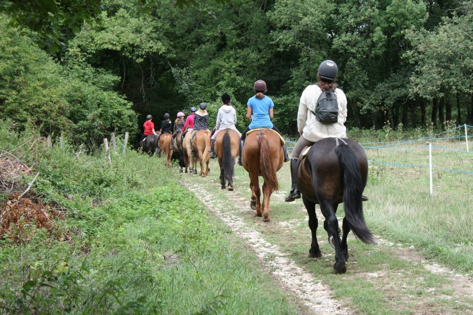 Classe de dcouverte quitation - Equitation en pays Cathare