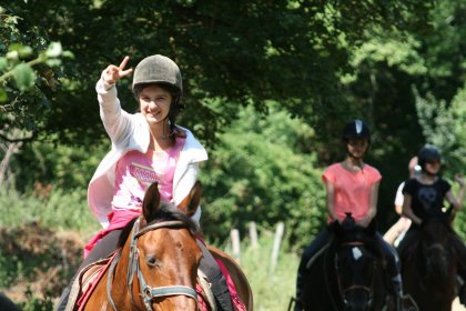 Classe de dcouverte quitation - Equitation en pays Cathare