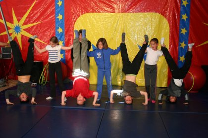 Classe de dcouverte cirque - Les enfants de la balle