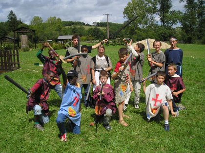 Classe de dcouverte Mdivale - Les visiteurs en Arige